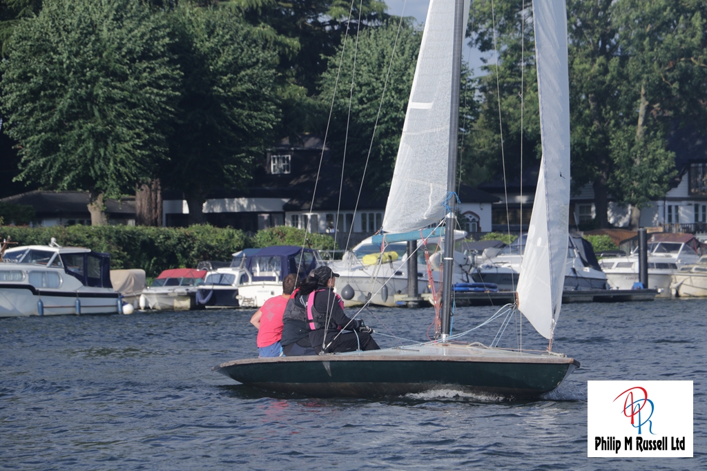 An A-rater  in the river Thames