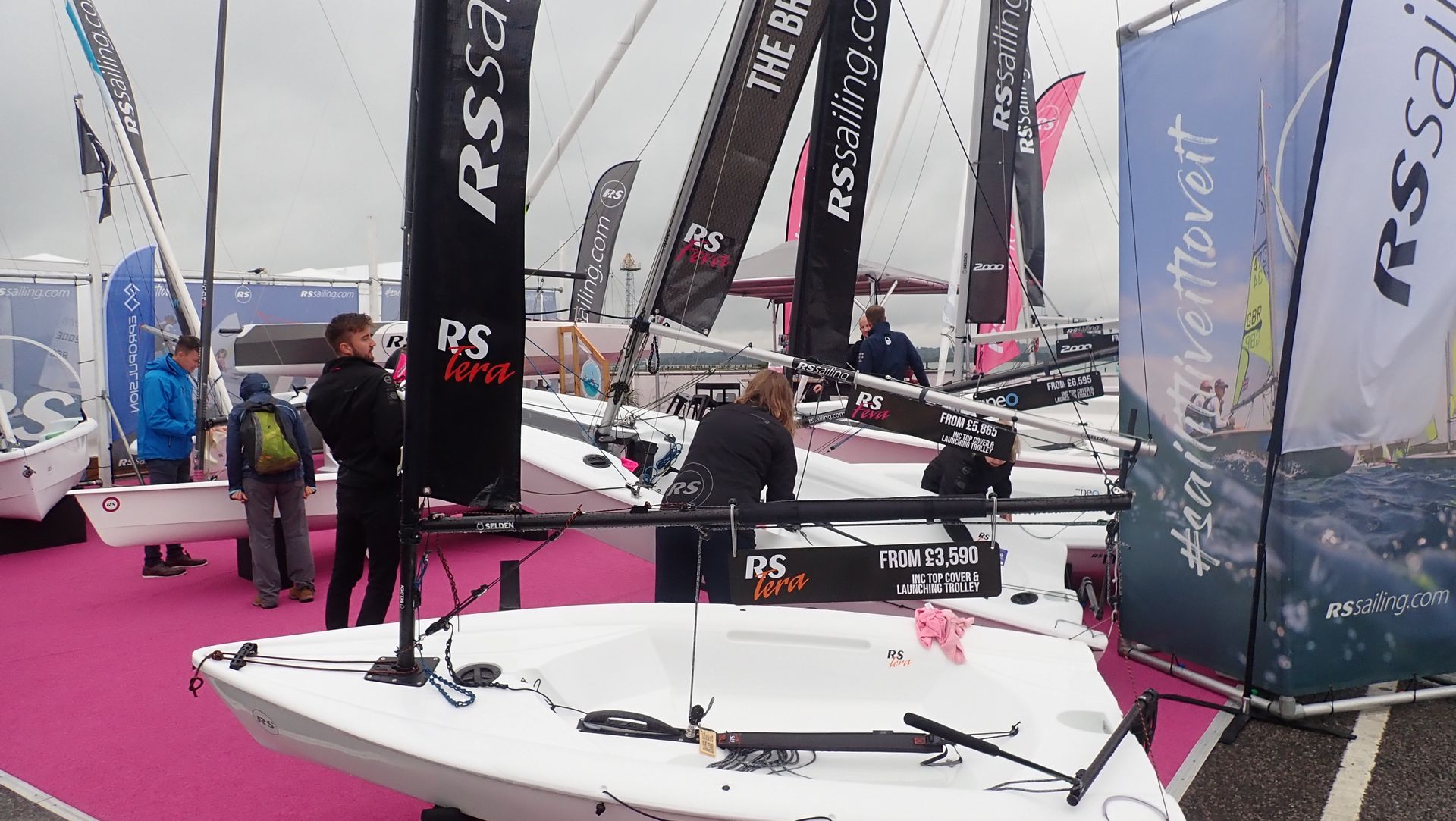 RS Sailing site at the Southampton International Boat Show