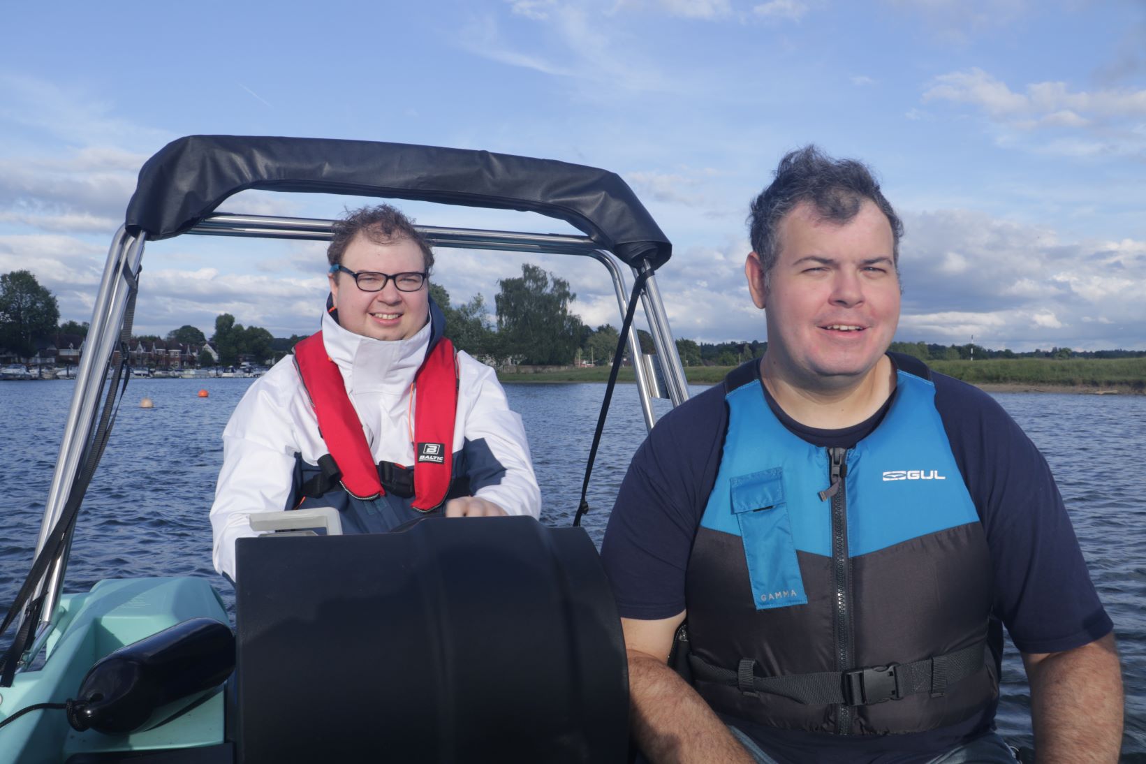 After the rescue Mark Paul and I went out in the Whaly camera boat to take some more pictures.