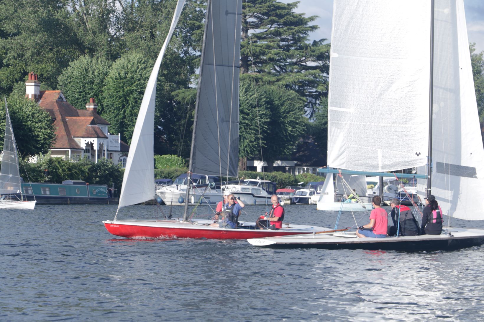 Two A -rATERS PASSING ONE ANOTHER