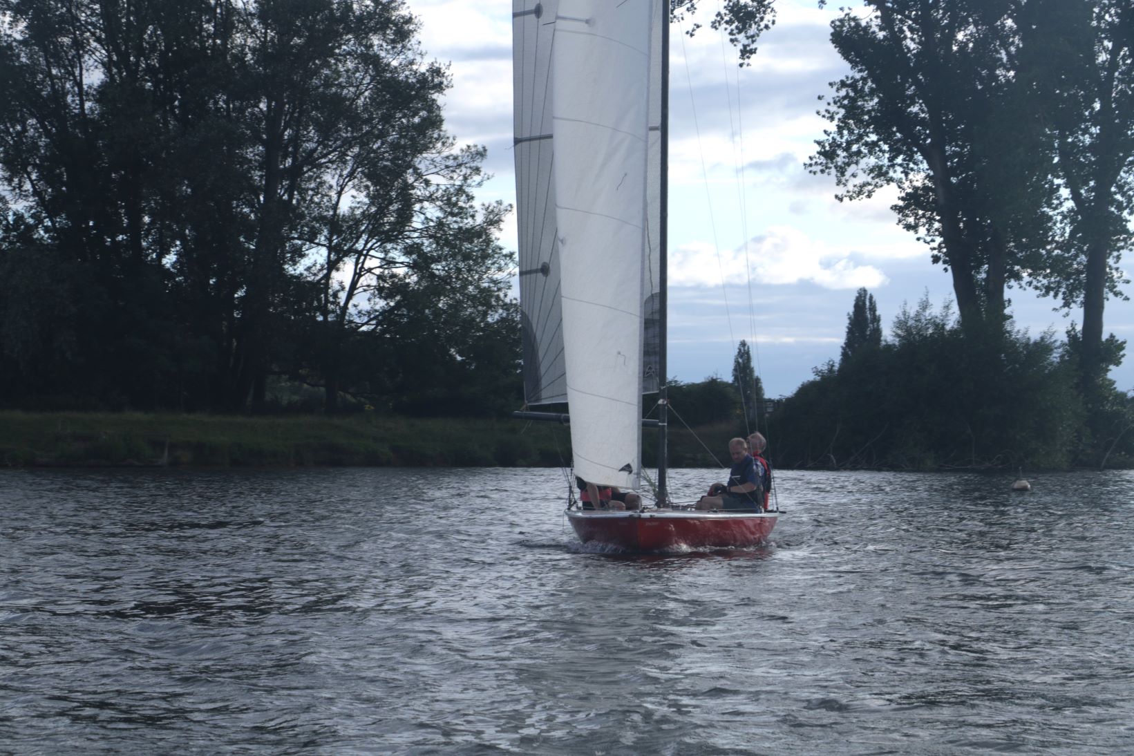 The A-Rater sprindrift bearing down on us