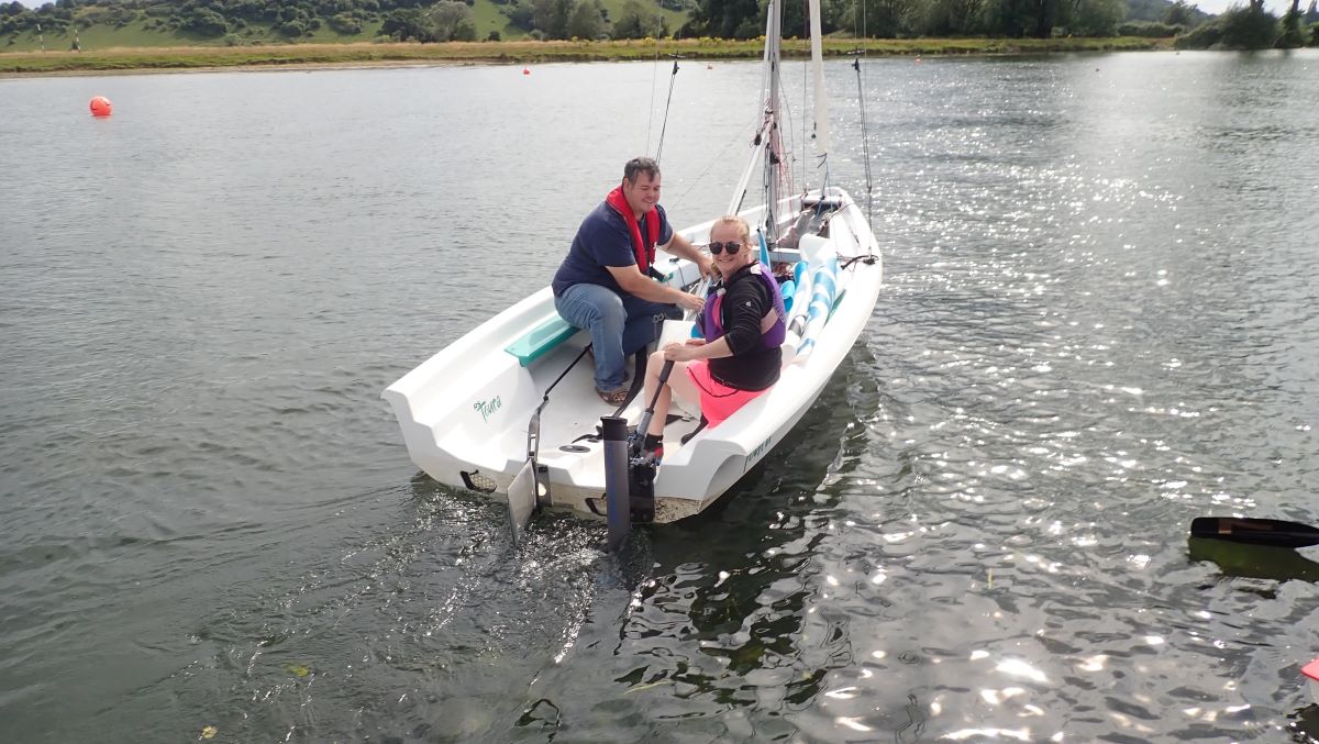 A RS Toura fitted with the elite motor