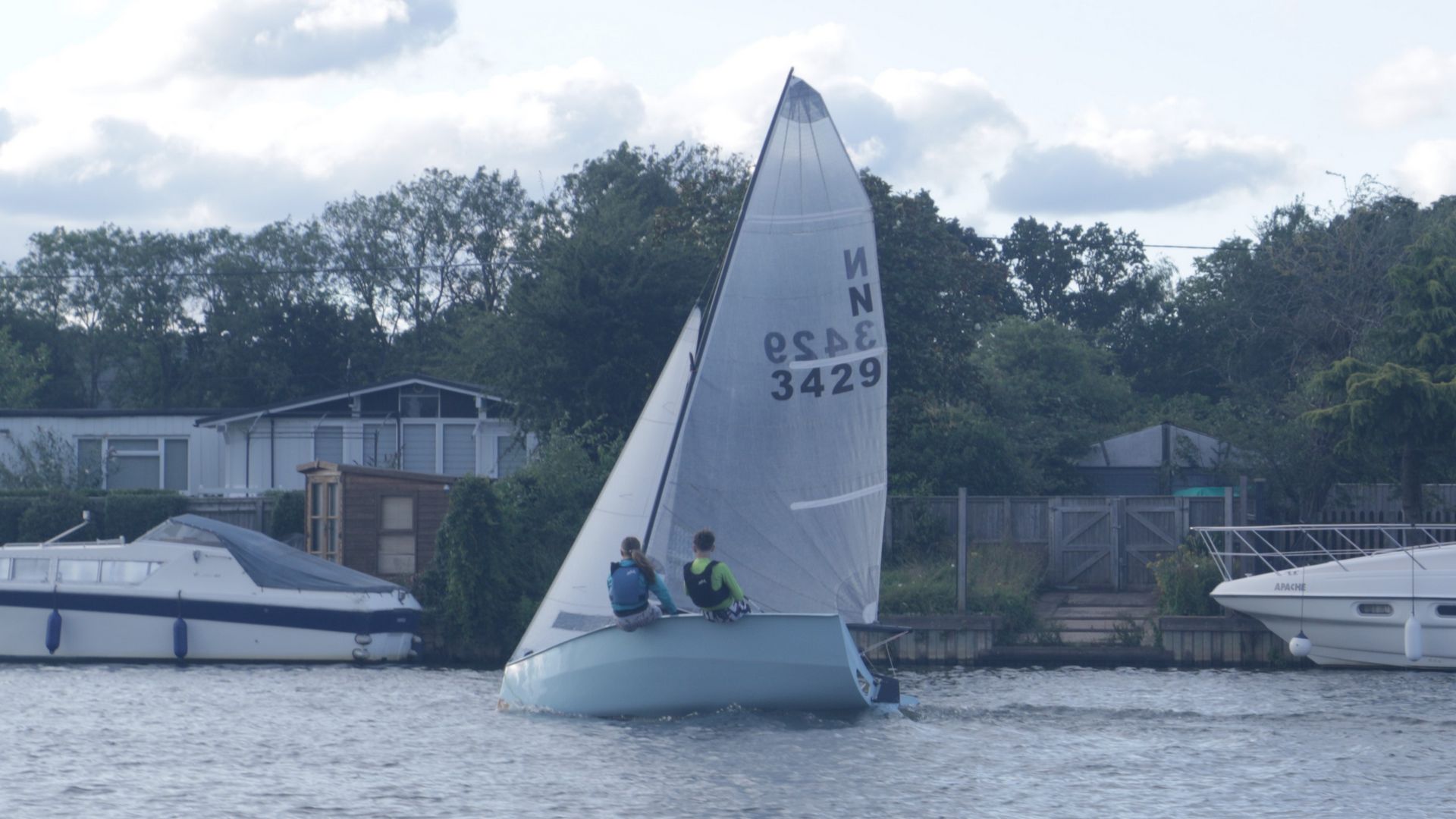 Righting a Dinghy and then hauling the Helm onboard