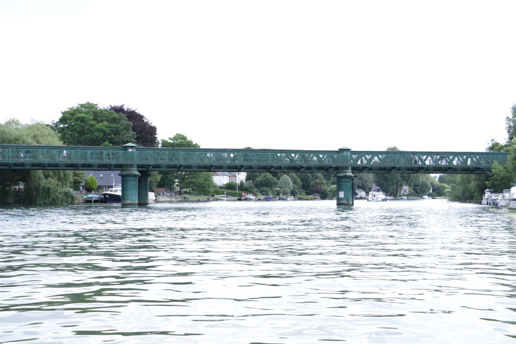 Past the bidge which is the limiot of the Upper Thames Sailing Club navigation