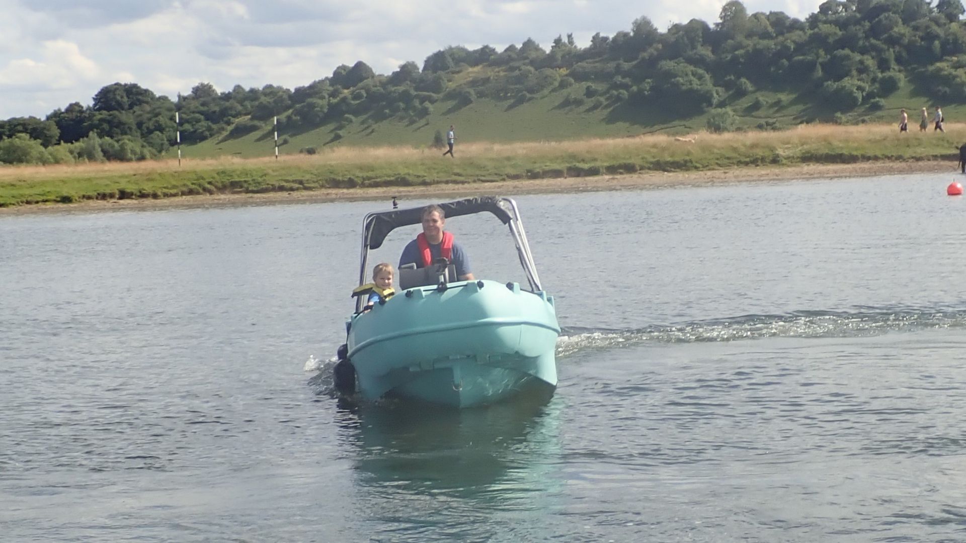 The whaly out on the Thames